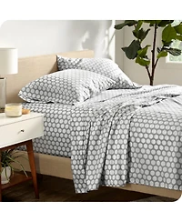 Bare Home Ultra-Soft Double Brushed Print Sheet Set - Pennytile