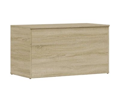 Storage Chest Sonoma Oak 33.1"x16.5"x18.1" Engineered Wood