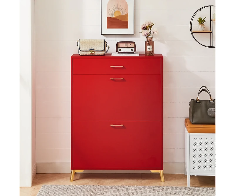 Streamdale Furniture Shoe Cabinet for Home or Office Use