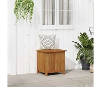 Patio Storage Box 23.6"x19.7"x22.8" Solid Wood Acacia