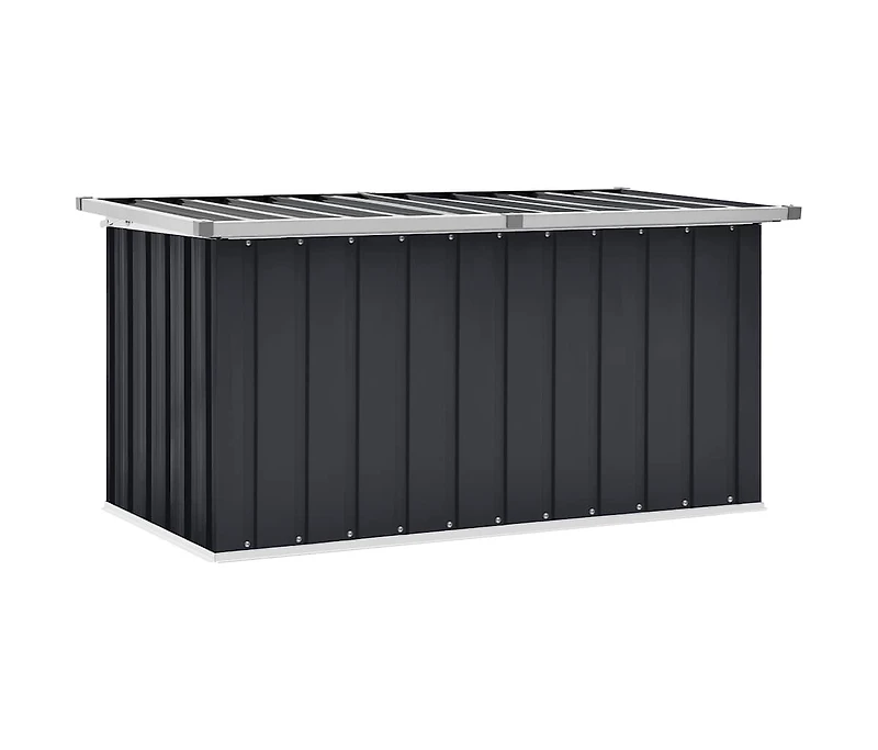 vidaXL Patio Storage Box Anthracite 50.8"x26.4"x25.6"
