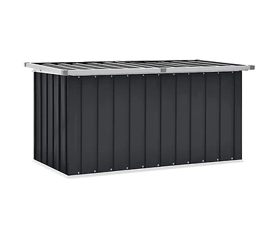 vidaXL Patio Storage Box Anthracite 50.8"x26.4"x25.6"