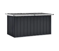 vidaXL Patio Storage Box Anthracite 50.8"x26.4"x25.6"