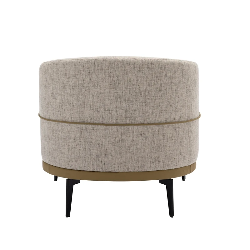 Streamdale Modern Two-Tone Upholstered Barrel Chair