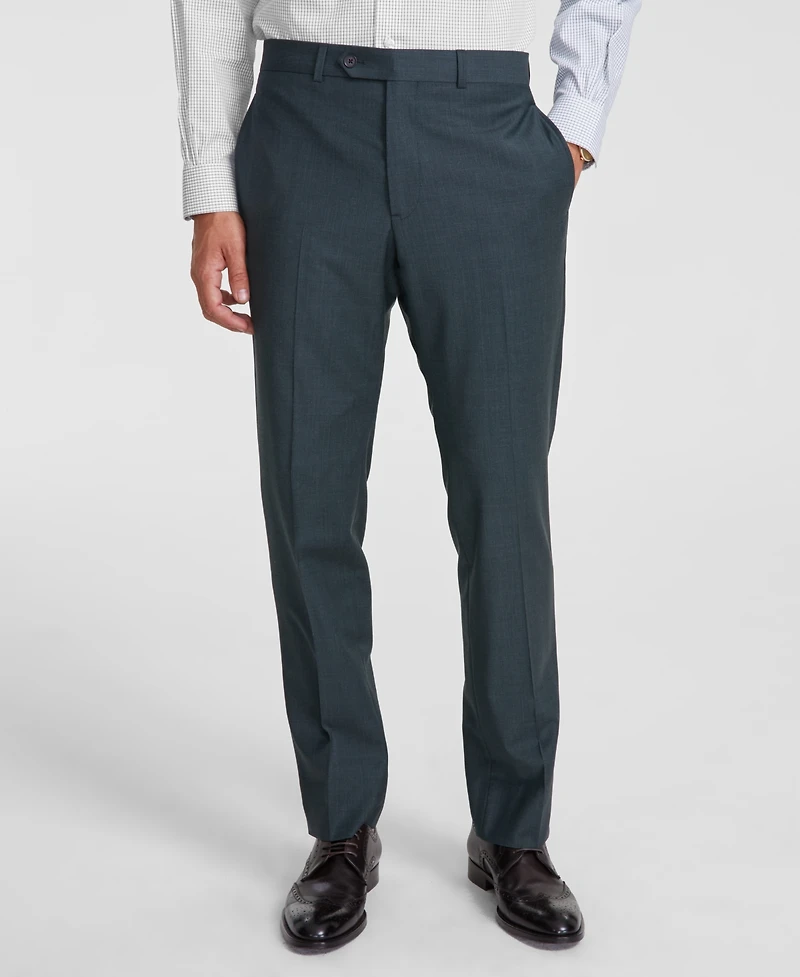 B by Brooks Brothers Men's Classic-Fit Wool Blend Suit Separates Pant