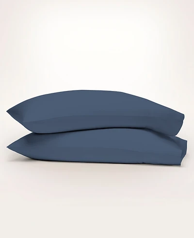 Purity Home Ultra-Light Cool Crisp 100% Cotton Percale Pillowcase Pair, Standard