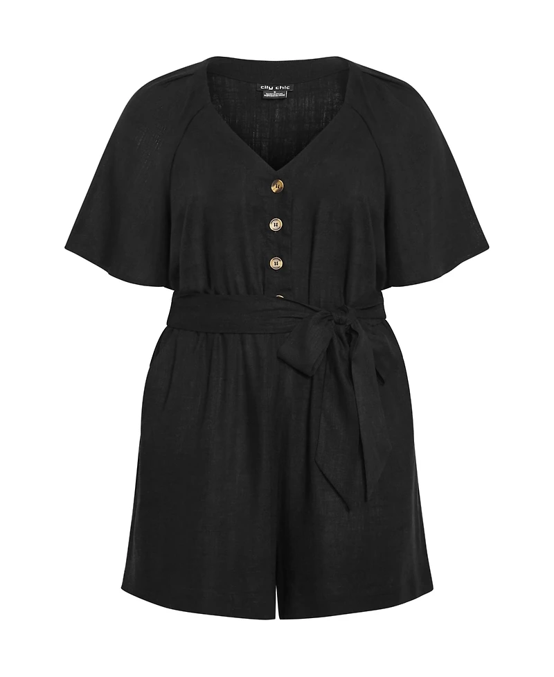 City Chic Plus Brielle Romper