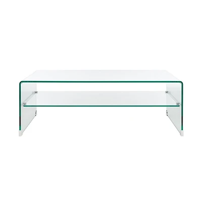 Safavieh Brioni Tempered Glass Coffee Table