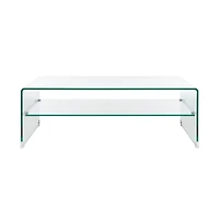 Safavieh Brioni Tempered Glass Coffee Table