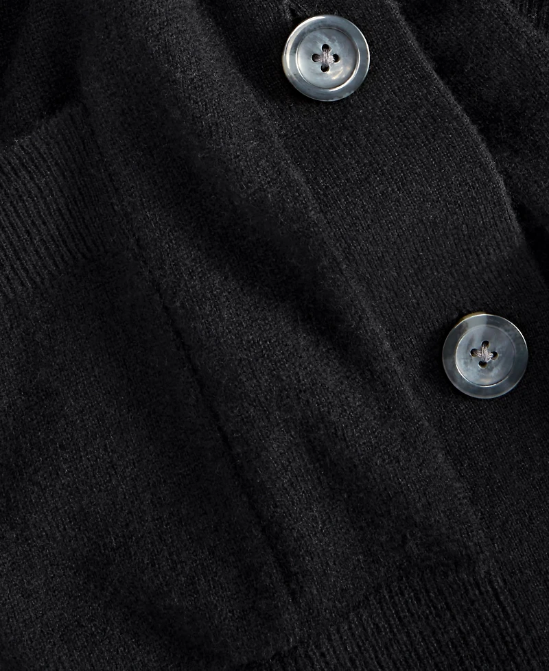 Charter Club Plus 100% Cashmere Button-Front Cardigan, Macy's Exclusive