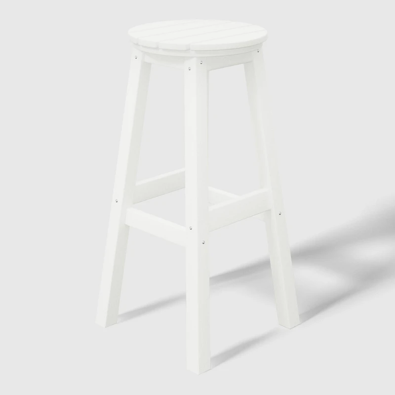 WestinTrends 29" Hdpe Outdoor Patio Round Bar Stool