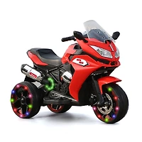 Streamdale Furniture 12V Kids Electric Motorcycle with Three Lighting Wheels