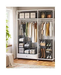 Slickblue 16 Cube Closet Organizers And Storage, Clothes Storage Organizer For Wardrobe
