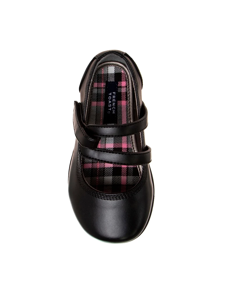French Toast Little Girls Artificial Leather Construction School Shoes