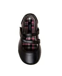 French Toast Little Girls Artificial Leather Construction School Shoes