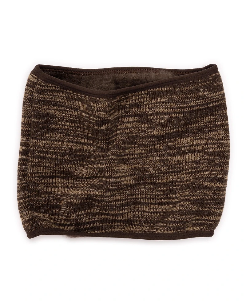 Muk Luks Men's Unisex Neck Gaiter Heat Retainer, Blaze, One Size