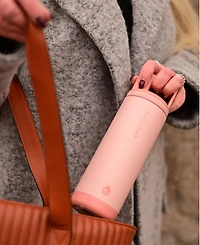 Grosche Alpine Flip 'N Sip Insulated, Leakproof Water Bottle with Straw, 20 Oz