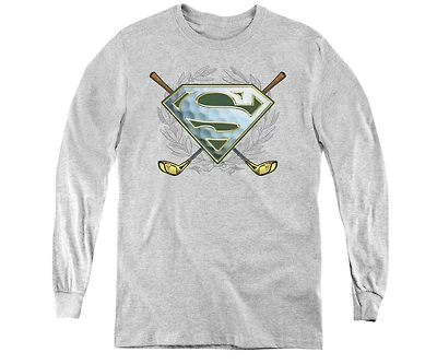 Superman Boys Youth Fore! Long Sleeve Sweatshirts