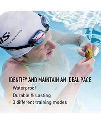 Finis Tempo Trainer Pro Audible Metronome Pacing Device , Yellow/Blk, Small