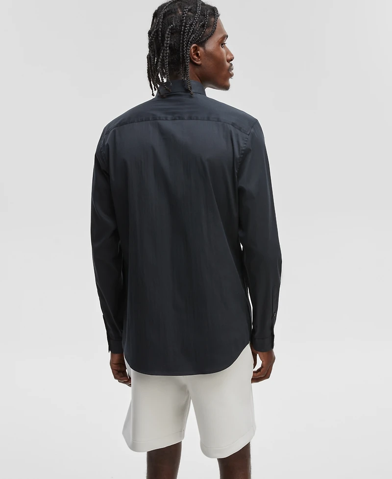 Mode of One Men's Slim-Fit Button-Down Sport Shirt