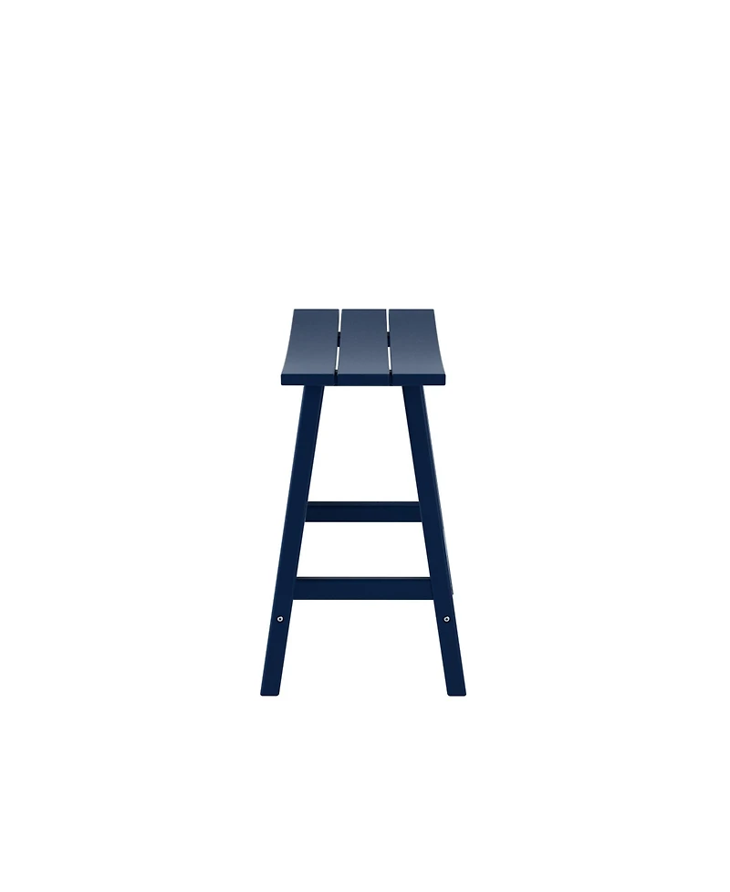 Outdoor Patio Adirondack Counter Height Stool Chair Set of 2