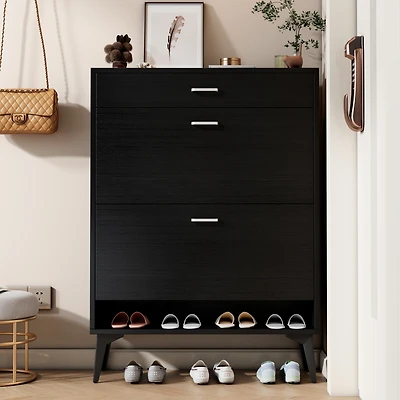 Streamdale Shoe Cabinet, Shoe Storage Shelves