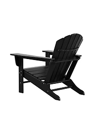 WestinTrends All-Weather Contoured Outdoor Poly Adirondack Chair (Set of 4)