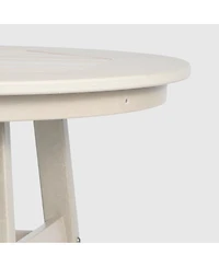 WestinTrends Outdoor 35" Hdpe Round Patio Bar Height Table