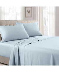Low Profile (7-10 Inches) Sheet Set 100% Cotton Sateen Usa, Twin Xl