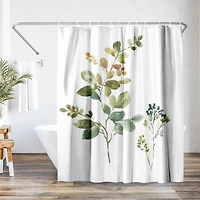 71x74 Floral Shower Curtain - True And Fair by Pi Creative Art