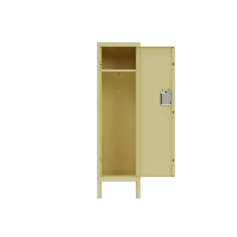 Streamdale Furniture Retro Style Metal Locker Cabinet - Yellow