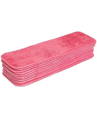 Arkwright Home Microfiber Flat Wet Mop Refills (12 Pack) - 18", Color Options