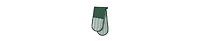 Design Imports Double Strip Chef Kitchen Cooking Baking Collection, Double Oven Mitt, 35x7.5", Dark Green