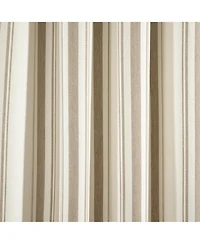 Lush Decor Farmhouse Stripe Yarn Dyed Eco-Friendly Recycled Cotton Window Curtain Panels