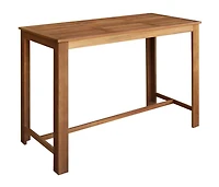 Bar Table Solid Acacia Wood 59.1"x27.6"x41.3"
