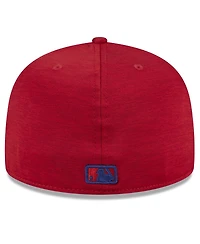 New Era Men's Red Philadelphia Phillies 2024 Clubhouse 59FIFTY Fitted Hat