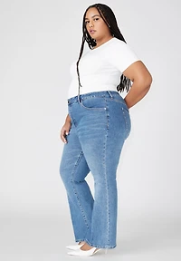 Eloquii Women's Plus The Flare Leg Jean