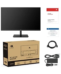 Z-edge 28 inch 4K Ultra Hd 3840x2160 120Hz 4ms Ips Gaming Monitor, Hdmi x2, DisplayPort x2, Support FreeSync