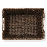 Casafield Set of 4 Water Hyacinth Storage Baskets with Handles