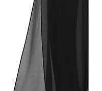 Alex Evenings Petite Straight-Leg Overlay Pants