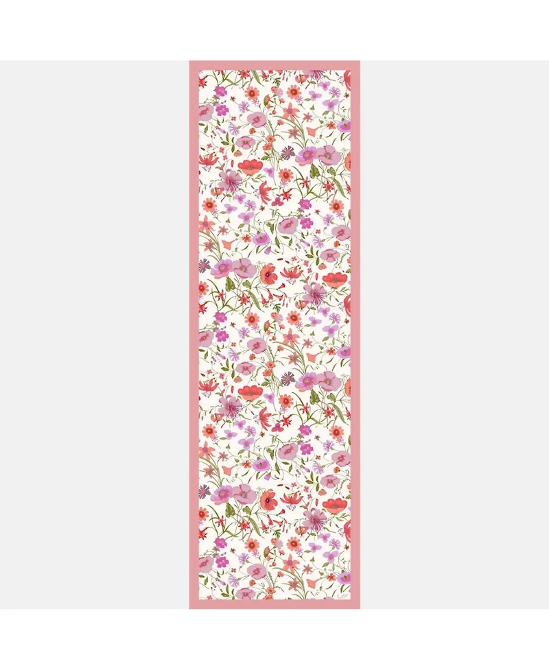 Primavera - Long Satin Silk Scarf for Women