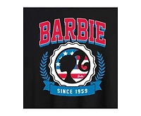 Hybrid Apparel Trendy Juniors Barbie Usa Graphic Oversized Tee