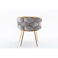 Simplie Fun Modern Luxury Velvet Single Sofa Chair Set for Lazy Person