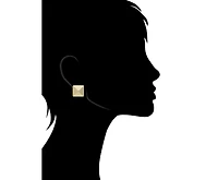 Rivka Friedman Polished Large Pyramid Stud Earrings