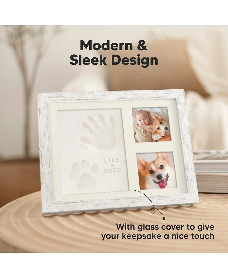 Solo Baby Hand and Footprint Kit, Keepsake Picture Frames, Handprint Newborn Girl, Boy Gifts