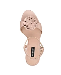 Nine West Women's Neve Almond Toe Ankle Strap Dress Sandals