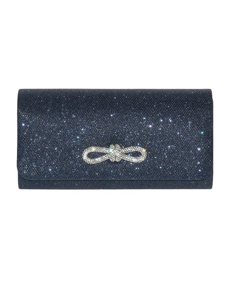 Ladies' Evening Bag with Glitter Bow