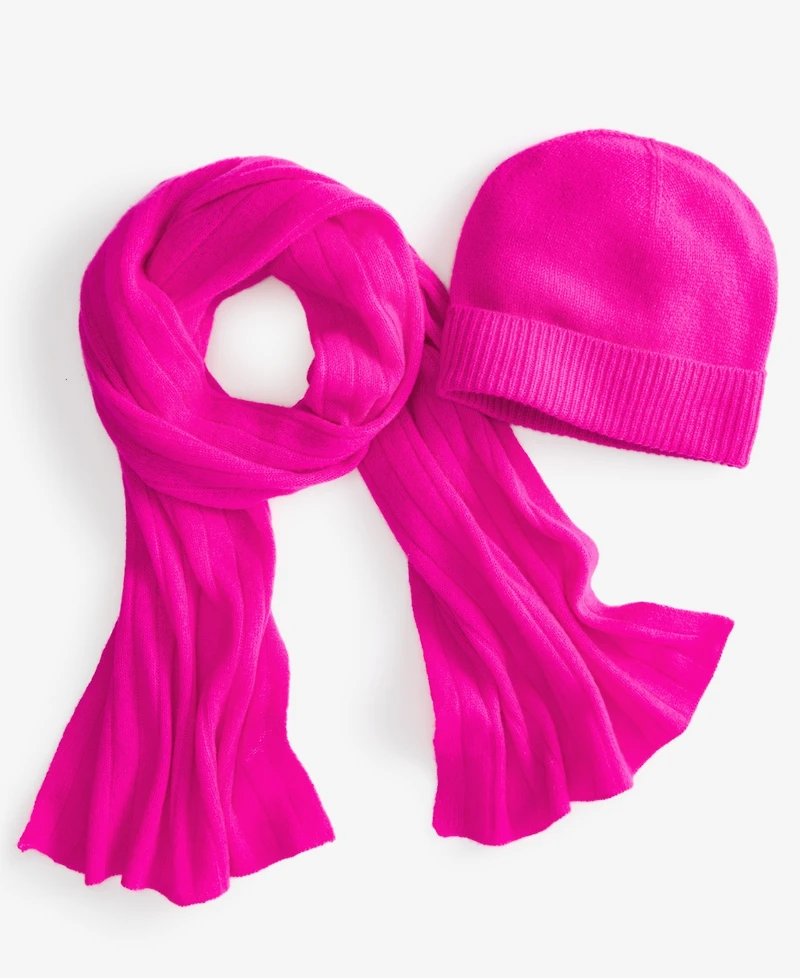 Charter Club 100% Cashmere Cuffed Beanie, Created for Macys