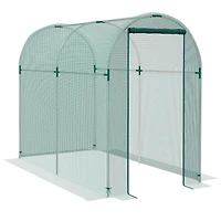 Outsunny 4' x 8' Plant Protection Tent Crop Cage with Door,