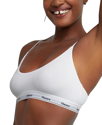 Hanes Women's Originals ComfortFlex Cropped Bralette MSO103